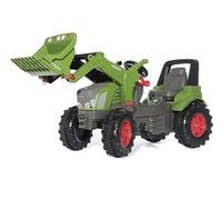 Rolly Toys RollyFarmtrac Premium Fendt Vario 939 Tracteur à pédale avec Chargement Frontal rollyTrac (véhicule à pédales pour Enfants à partir de 3 Ans, avec pneus Silencieux) 710263, Vert/Gris