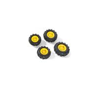 Rolly toys rollytrac air tyres 4 pneus de tracteur jaune