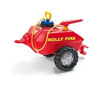 Rolly Toys rollyVacumax Fire (pour les enfants de 3 à 10 ans, remorque-citerne, pompe avec lance, capacité de remplissage maximale de 15 litres, camion de pompiers) 122967