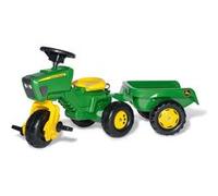 Rolly Toys Tracteur a Pedale + Remorque rollyTrac John Deere Groen G