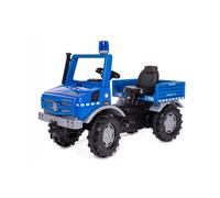 Rolly Toys Tracteur à Pédales Police RollyUnimog avec Éclairage et Siège Réglable