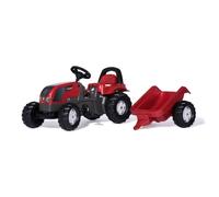 Rolly Toys Tracteur A Pedales + Remorque Rollykid Valtra