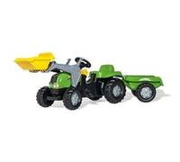 Rolly Toys Tracteur a pedales + remorque rollyKid-X Jaune G