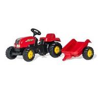 Tracteur À Pédales Rollykid Avec Remorque
