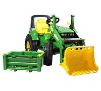 Rolly Toys Tracteur John Deere 7930 (Tracteur 3-8 Ans avec Chargement Frontal, Plateau de Transport, dérailleur, Frein) 710379