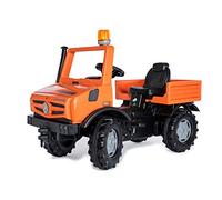 Rolly Toys Unimog 038237 Voiture à pédale, Service à partir de 3 Ans, à Conduire soi-même, avec pneus Silencieux et feu Clignotant, Voiture à pédale, à partir de 3