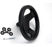 Rolly Toys Volant pour véhicules à pédales (Accessoires pour rollyFarmtracs, rollyX-Tracs et rollyUnimogs, Volant Noir, Volant de Direction) X38600001580