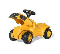 Rolly Toys Volvo Mini Trac 13/256/0 avec Capot ouvrant et remorque basculante Jaune