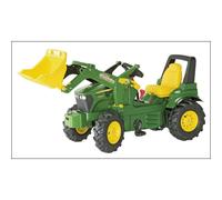 Rolly Toys - Tracteur à pédales John Deere X Trac - avec pelle, pneus gonflables - Garçon 3 ans+