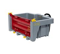 RollyToys 408948 RollyBox Remorque de Tracteur (Fonction basculante, Couleur Gris/Rouge, pour Enfants de 3 à 10 Ans, pour tracteurs Enfants)