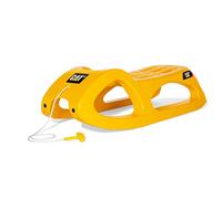 RollyToys rollySnow Cruiser CAT (luge pour enfants, couleur jaune, pour enfants à partir de 3 ans, rails en acier, construction stable) 200443