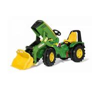 Rolly Toys Tracteur John Deere rollyX-Trac Premium 8400R avec chargeur, 2 vitesses, frein à main