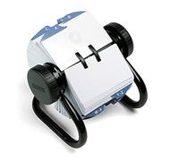 Rolodex Fichier Rotatif Classique à Cartes Noir