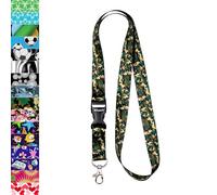 Rolseley Cordon tour de cou pour porte-badges avec clip en métal 1 camouflage.
