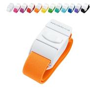 ROLSELEY Garrot Médical De Qualité Avec Boucle A Ouverture Rapide Et Bande Elastique En Polyester Sans Latex Pour Infirmière, Sage-Femme, Auxiliaire Médical, Phlébotomiste, Etudiant En Médecine Et Médecin (ORANGE)
