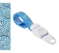 ROLSELEY Garrot Médical Professionnel Avec Boucle A Déclenchement Rapide Et Lent, Bande Elastique En Polyester Sans Latex, Motif en 3D Cercles Bleus, Idée Cadeau Pour Infirmière