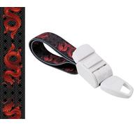 ROLSELEY Garrot Médical Professionnel Avec Boucle A Déclenchement Rapide Et Lent, Bande Elastique En Polyester Sans Latex, Motif en Dragon Rouge, Idée Cadeau Pour Infirmière