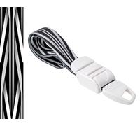 ROLSELEY Garrot Médical Professionnel Avec Boucle A Déclenchement Rapide Et Lent, Bande Elastique En Polyester Sans Latex, Motif en Maille 3D Noir & Blanc, Idée Cadeau Pour Infirmière
