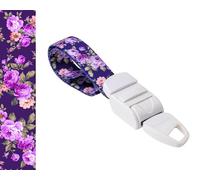 ROLSELEY Garrot Médical Professionnel Avec Boucle A Déclenchement Rapide Et Lent, Bande Elastique En Polyester Sans Latex, Motif En Fleurs Violettes, Idée Cadeau Pour Infirmière
