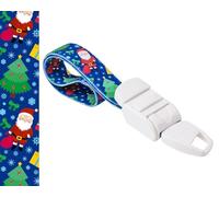 ROLSELEY PROFESSIONNEL Garrot de Noël avec motif festif de Noël, libération rapide et lente - Motif Père Noël et Sapin de Noël