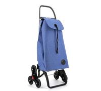 Rolser Chariot de Course I-Max Tweed 6 Roues Monte escaliers - Bleu