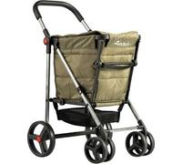 Chariot de Course Rolser Basket Polar 4 Grandes Roues 2 Pivotantes Pliante - Marino