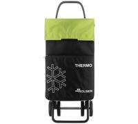 Rolser Chariot de course Termo Fresh MF – 4 roues – Noir et Lima