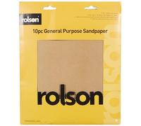 Rolson Papier abrasif (10 feuilles)