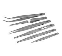 Rolson Tools - 59104 - Jeu de brucelles - Acier inoxydable - 6 pièces (Import Grande Bretagne)