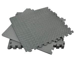 Rolson Tools 60817 Tapis de sol emboitable 6 pièces/bord puzzle 10 excroissances (Import Grande Bretagne)