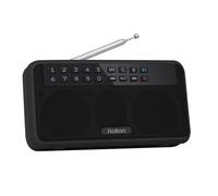Rolton-Haut-parleur Bluetooth sans fil E500,lecteur de musique stéréo HiFi,radio FM numérique portable,lampe de poche,micro,enregistrement mains libres TF,6W - Type Black