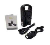 Rolux chargeur double RL-2KS pour batteries V-Mount avec alimentation XLR