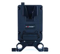 Rolux Mini V-Mount Battery Plate RL-AC13S avec deux ports D-tap pour caméra et accessoires