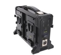 Rolux RL-4KS chargeur de batterie professionnel pour 4 batteries V-Mount avec câble XLR