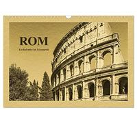 Rom-Ein Kalender im Zeitungsstil (Wandkalender 2026 DIN A3 quer), CALVENDO Monatskalender: Ein Spaziergang durch die historische Altstadt der italienischen Hauptstadt Rom