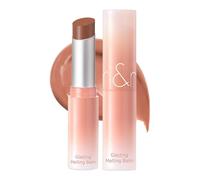 rom&nd Baume fondu effet verre (Nouveau) 6 couleurs Gloss à lèvres hydratant translucide haute pigmentation végane 11 Corail chamois 3,5 g
