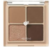 rom&nd Better Than Eyes 4 ColorsㅣPalette de fards à paupières composée de teintes chaudes et naturellesㅣOmbres à paupières cosmétiques naturelles chaude (03 DRY RAGRAS)