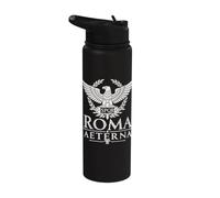 Roma Aeterna (Eternal Rome) Aigle romain Gris clair Stainless Steel Insulated Water Bottle