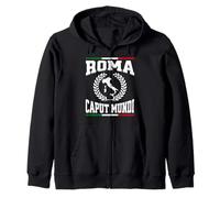 Roma Caput Mundi Drapeau Italien Vintage Rome Italie Souvenir Sweat à Capuche