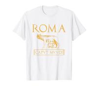 Roma Caput Mundi Rome Roman Empire T-Shirt Graphique avec Valeur