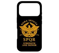 Roma Invicta SPQR Aigle Romain Force et Honneur Coque pour iPhone 17 Pro