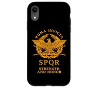Roma Invicta SPQR Aigle romain Force et honneur Coque pour iPhone XR