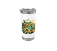 Roma Italia Souvenir, Rome Italie Gobelet isotherme en acier inoxydable double paroi