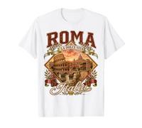 Roma Italia Voyage du Patrimoine Italien T-Shirt Graphique avec Valeur