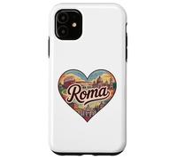 Roma Italy T-Shirt Souvenir de Voyage Motif cœur Coque pour iPhone 11