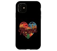 Roma Italy T-Shirt Souvenir de Voyage Motif cœur Coque pour iPhone 11