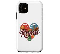 Roma Italy T-Shirt Souvenir de Voyage Motif cœur Coque pour iPhone 11