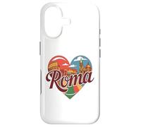 Roma Italy T-Shirt Souvenir de Voyage Motif cœur Coque pour iPhone 17