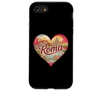 Roma Italy T-Shirt Souvenir de Voyage Motif cœur Coque pour iPhone SE (2020) / 7/8