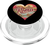 Roma Italy T-Shirt Souvenir de Voyage Motif cœur PopSockets PopGrip pour MagSafe
